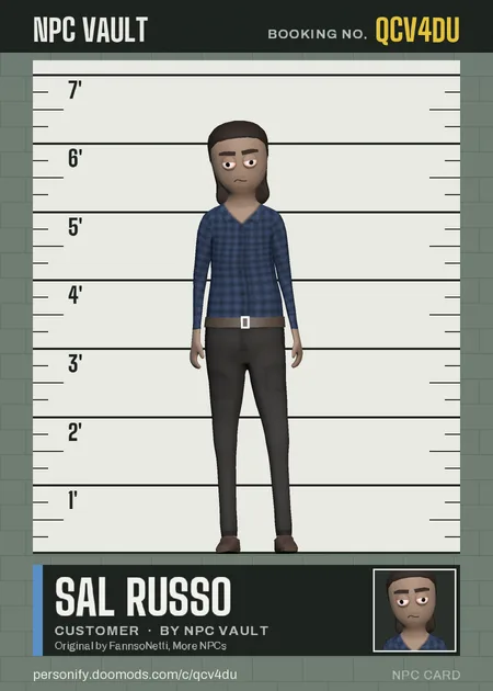 Sal Russo, customer, on the height chart